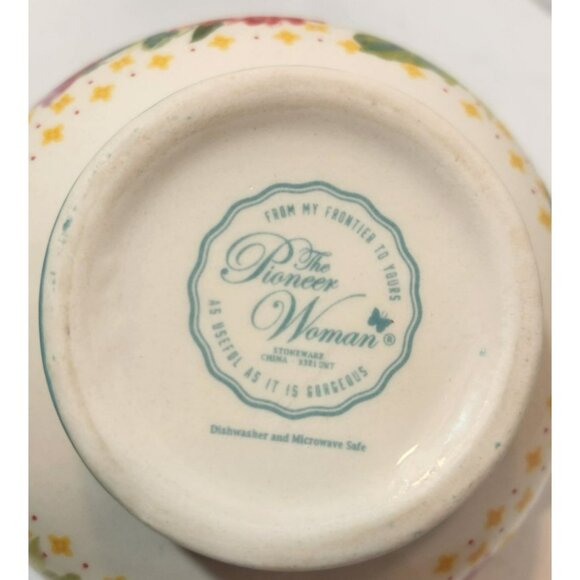 4 Pioneer Woman Floral Medley 20oz Soup Bowls Set of 4 - Picture 10 of 15